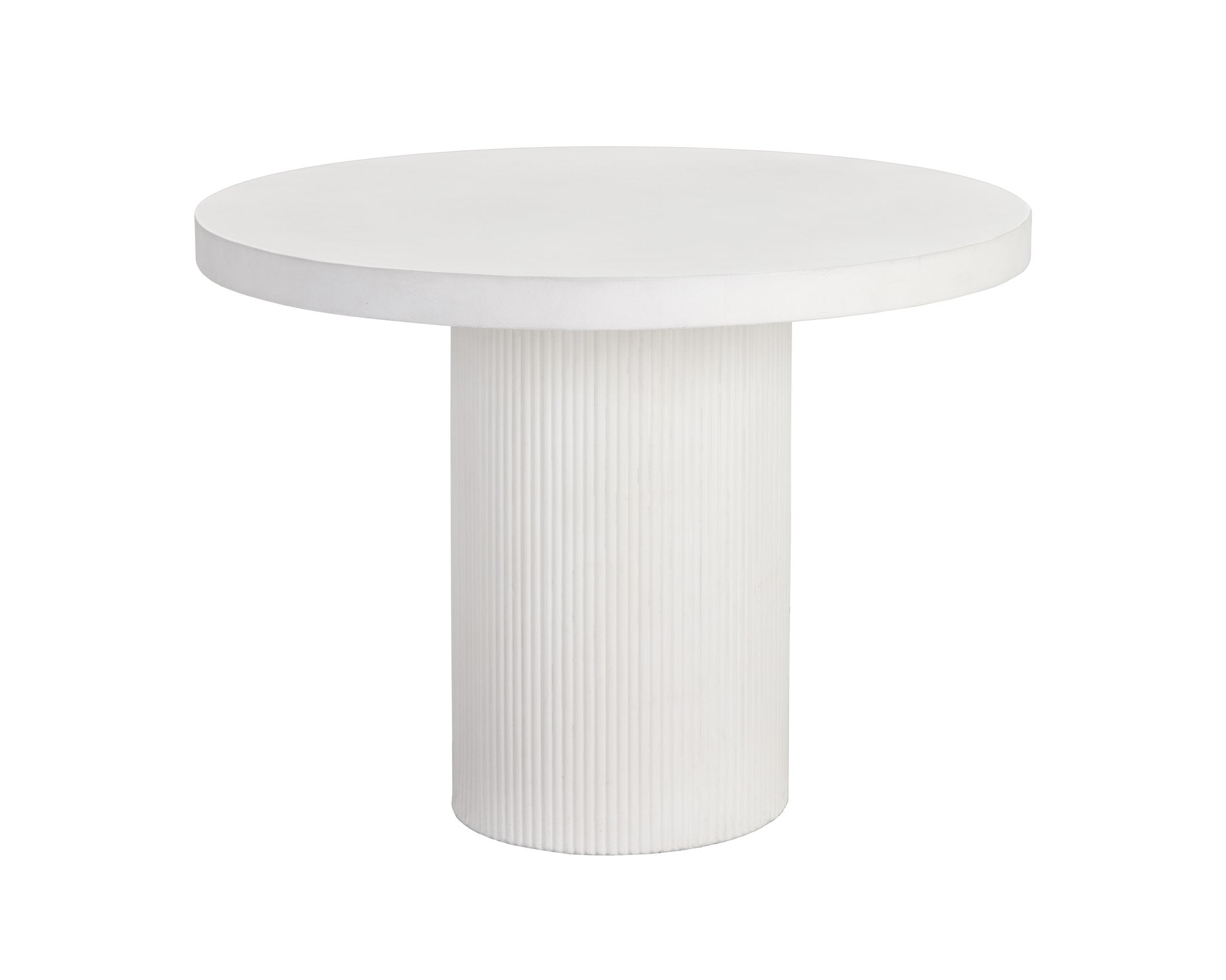 Sunpan Nicolette Dining Table White 40"