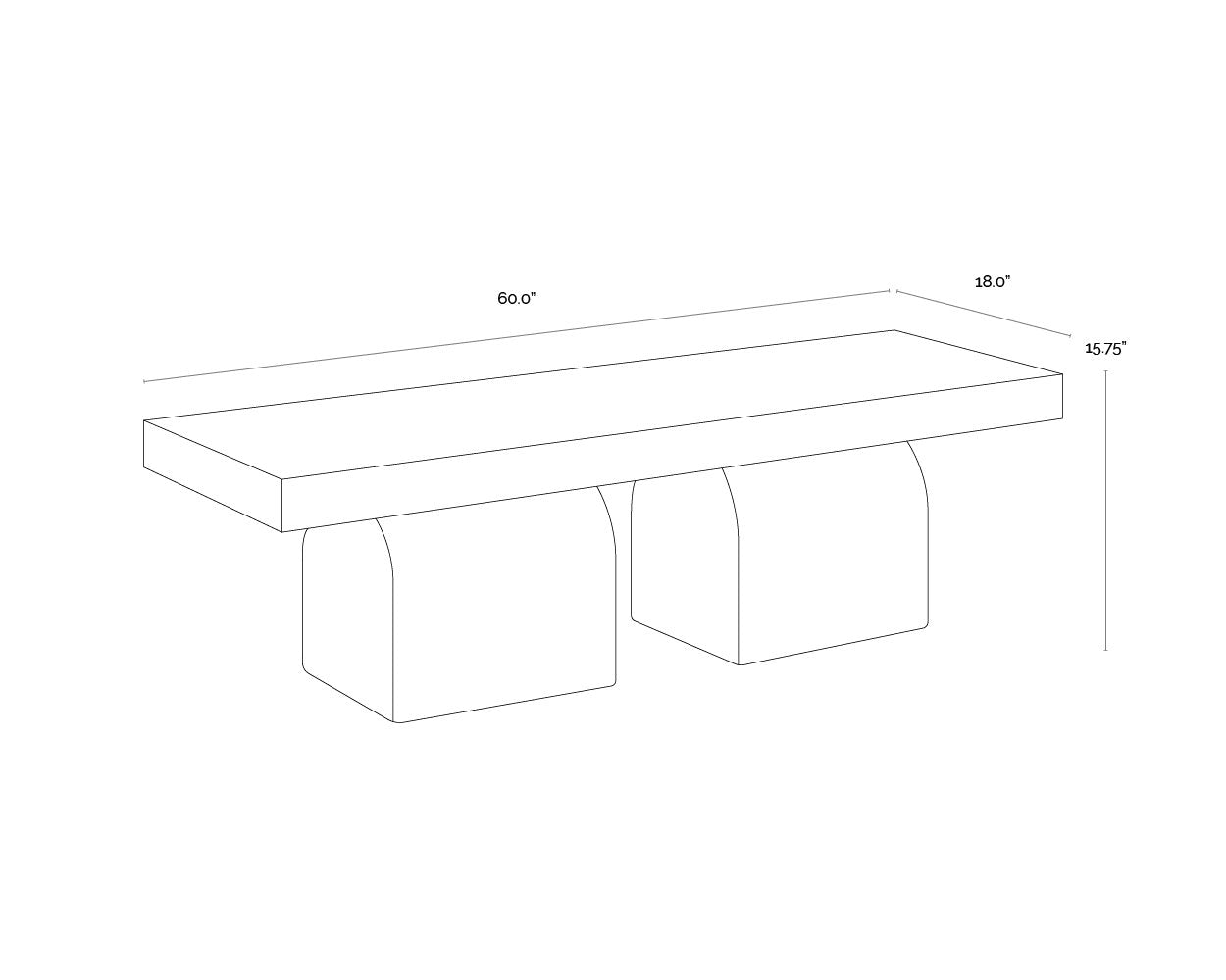 Sunpan Colohan Bench