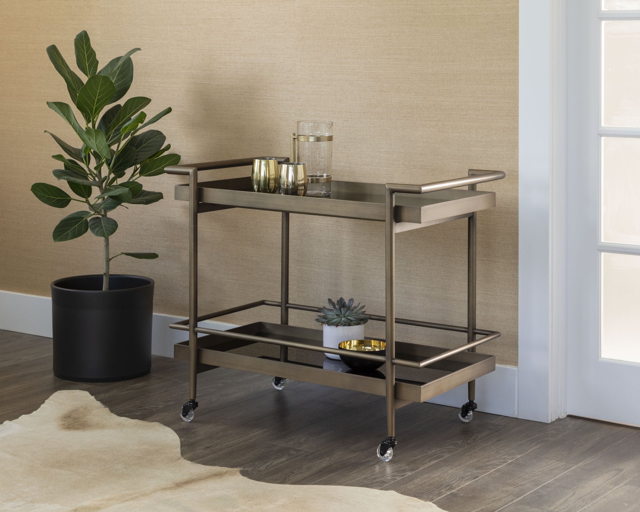 Sunpan Livingston Bar Cart