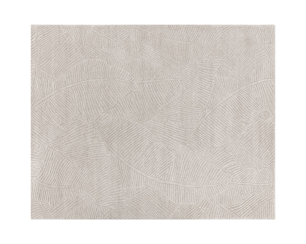 Sunpan Calathea Hand Tufted Rug Oatmeal