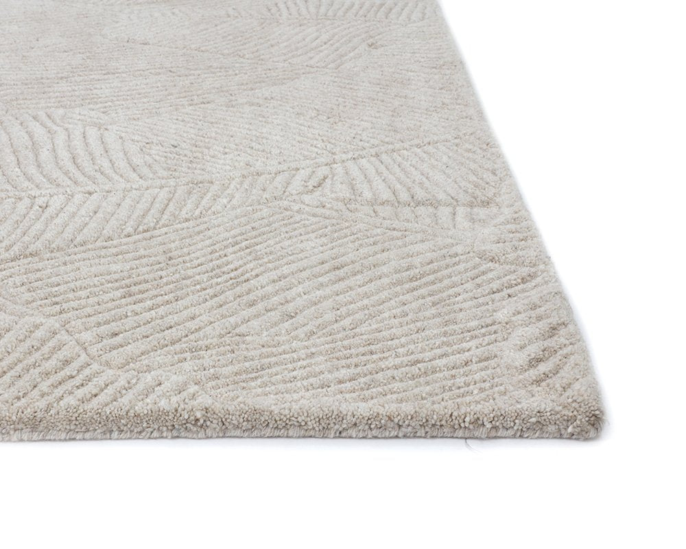 Sunpan Calathea Hand Tufted Rug Oatmeal