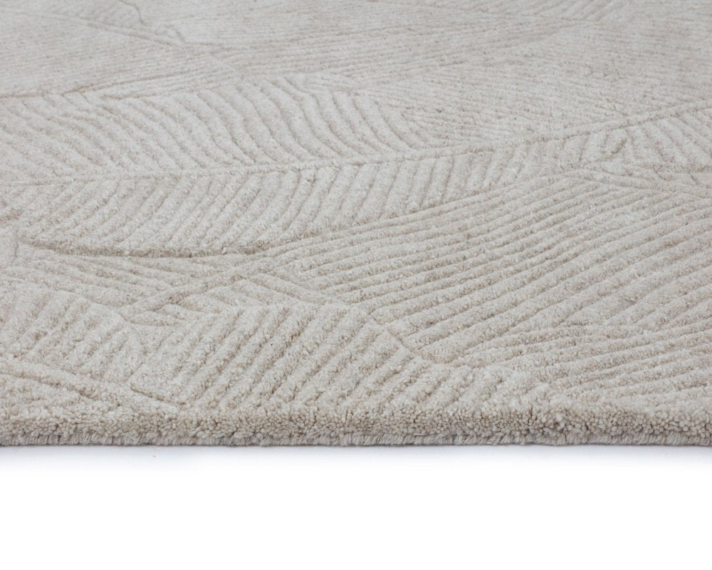 Sunpan Calathea Hand Tufted Rug Oatmeal