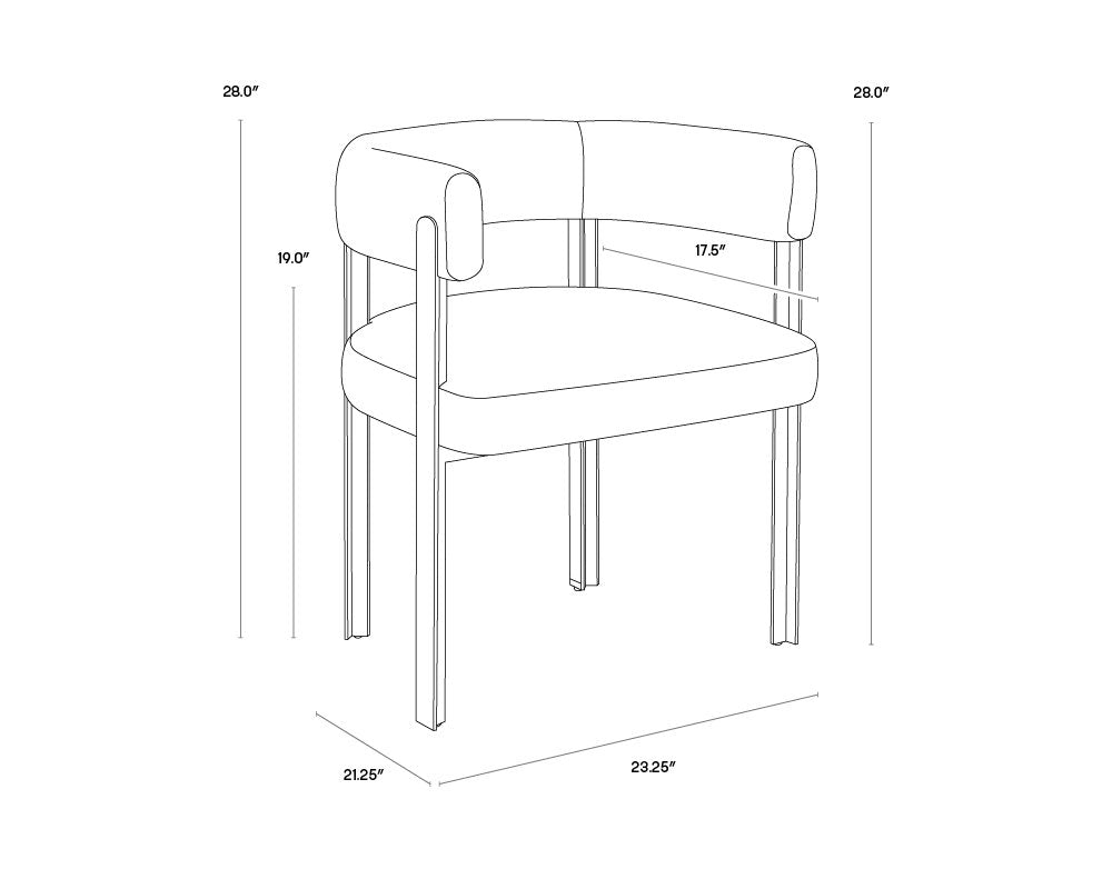 Sunpan Mae Dining Armchair