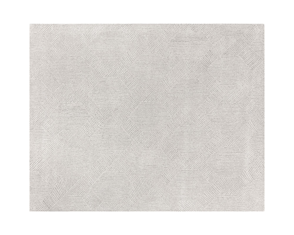 Sunpan Calais Hand Tufted Rug Oatmeal / Grey