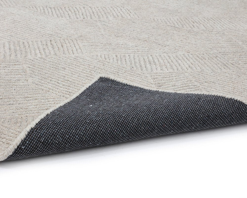 Sunpan Calais Hand Tufted Rug Oatmeal / Grey