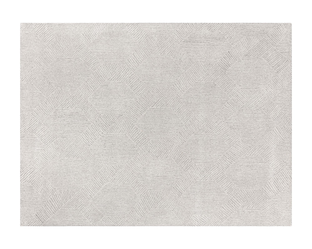 Sunpan Calais Hand Tufted Rug Oatmeal / Grey