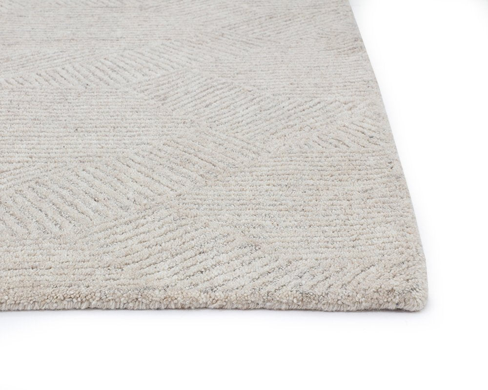 Sunpan Calais Hand Tufted Rug Oatmeal / Grey