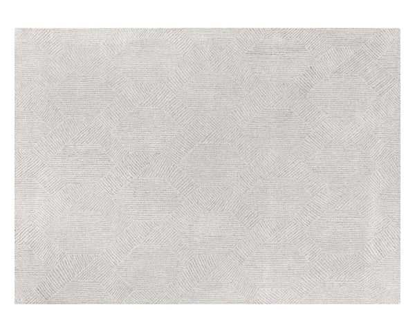 Sunpan Calais Hand Tufted Rug Oatmeal / Grey