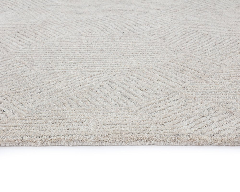 Sunpan Calais Hand Tufted Rug Oatmeal / Grey