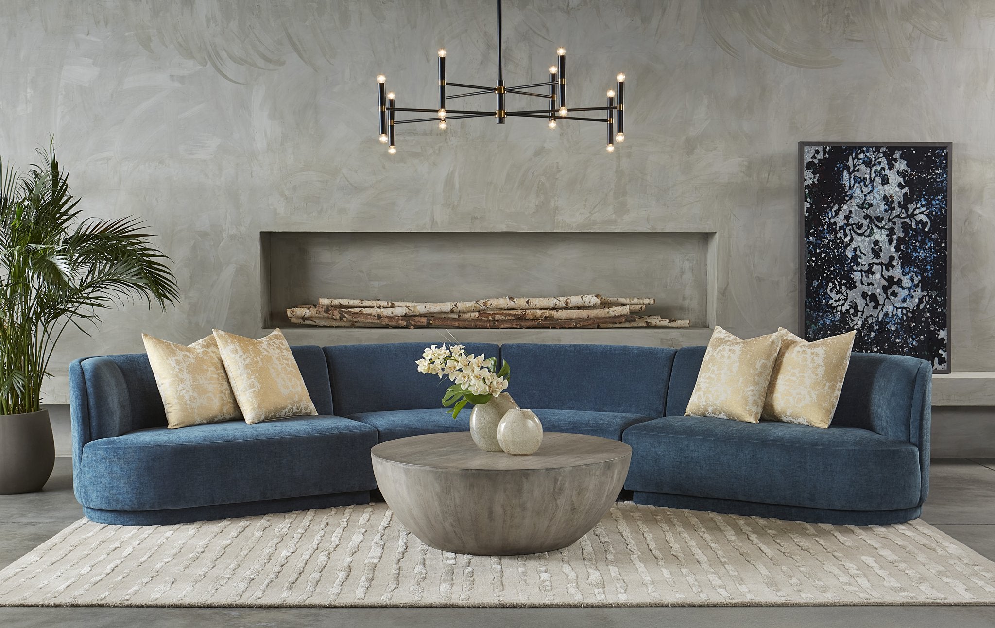 Sunpan Tazma Hand Tufted Rug Taupe
