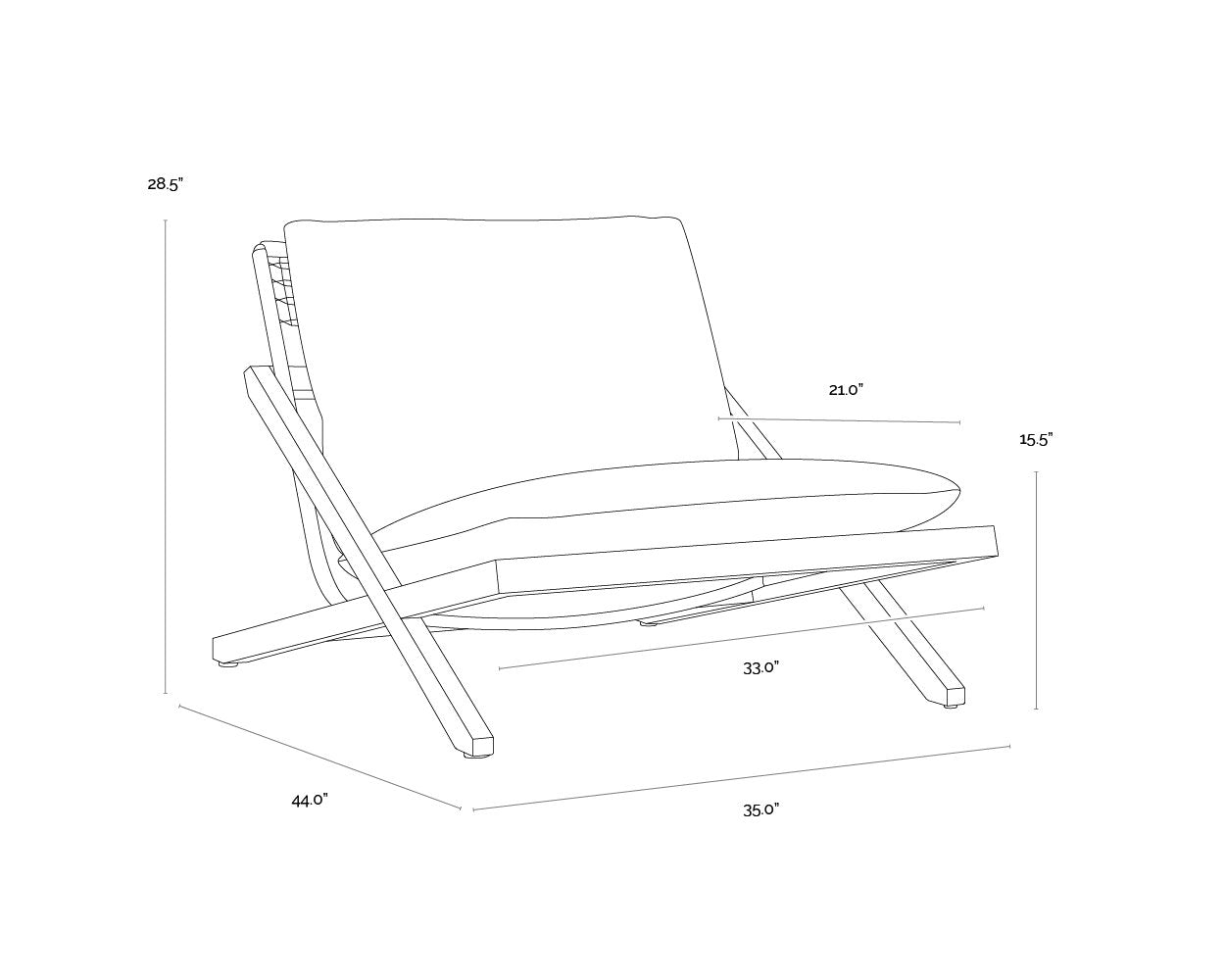 Sunpan Bari Lounge Chair