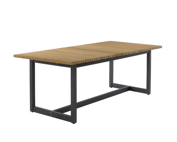 Sunpan Geneve Extension Dining Table Natural 83" To 107"