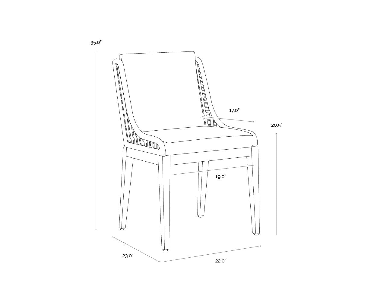Sunpan Sorrento Dining Chair