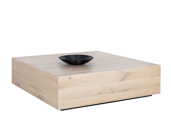 Sunpan Frezco Coffee Table Square Light Oak