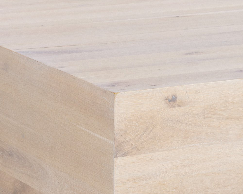 Sunpan Frezco Coffee Table Square Light Oak