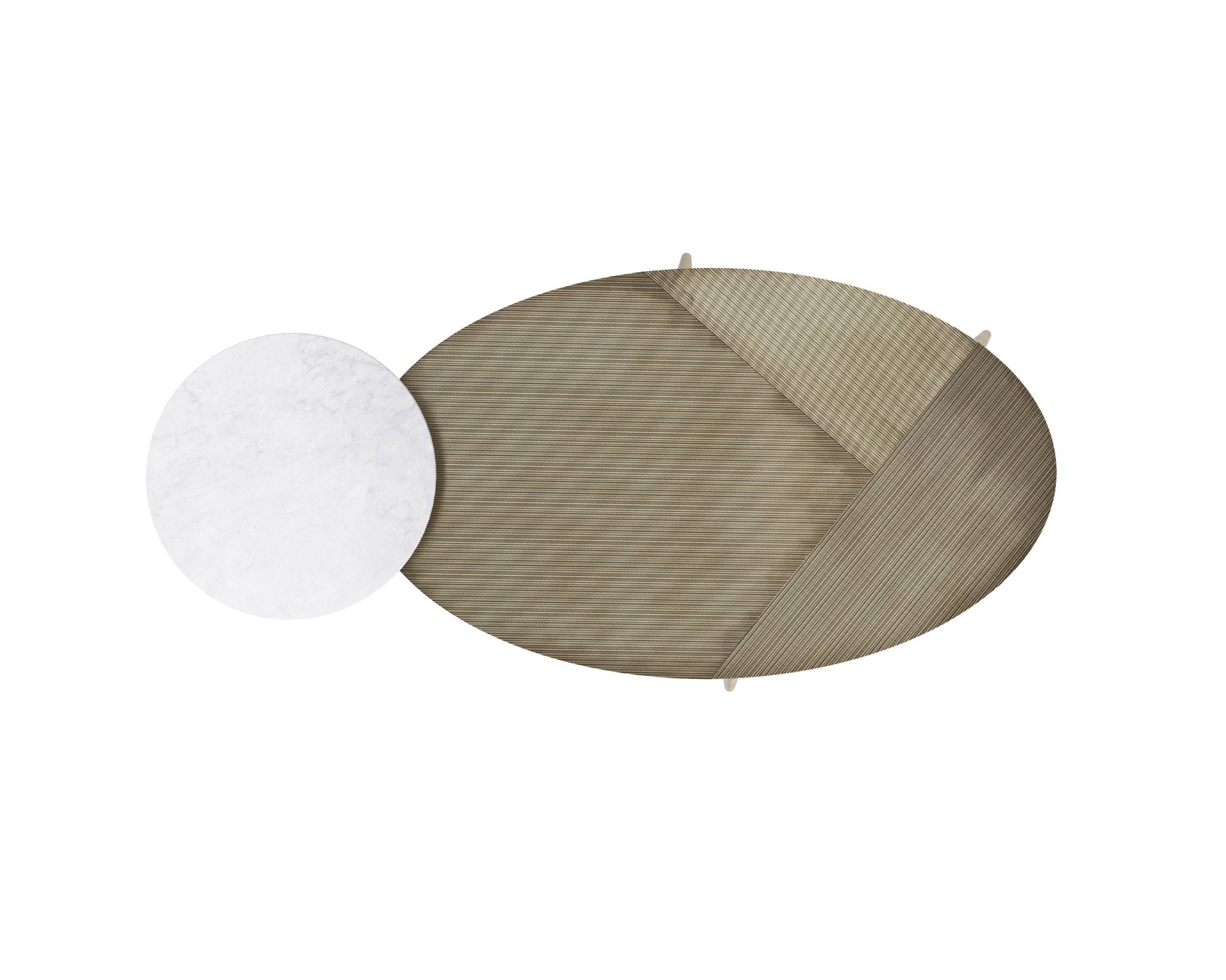 Sunpan Tuner Coffee Table Oval