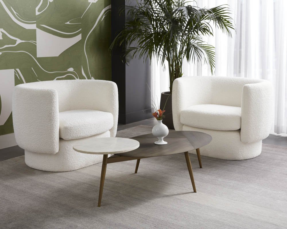Sunpan Tuner Coffee Table Oval