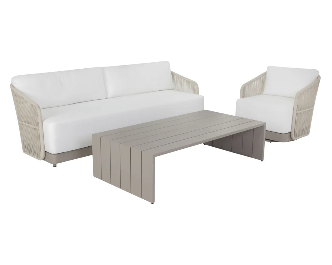 Sunpan Allariz Swivel Armchair