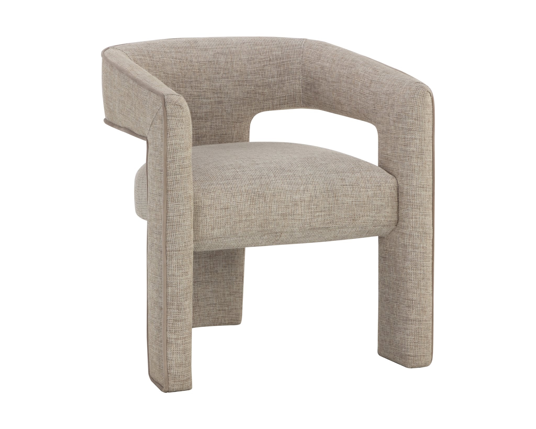 Sunpan Krasner Dining Armchair Rhapsody Sand