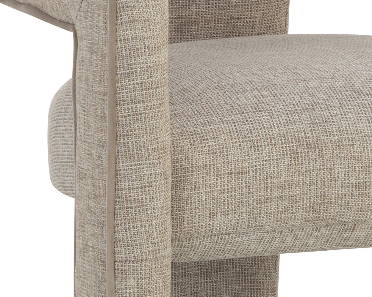 Sunpan Krasner Dining Armchair Rhapsody Sand