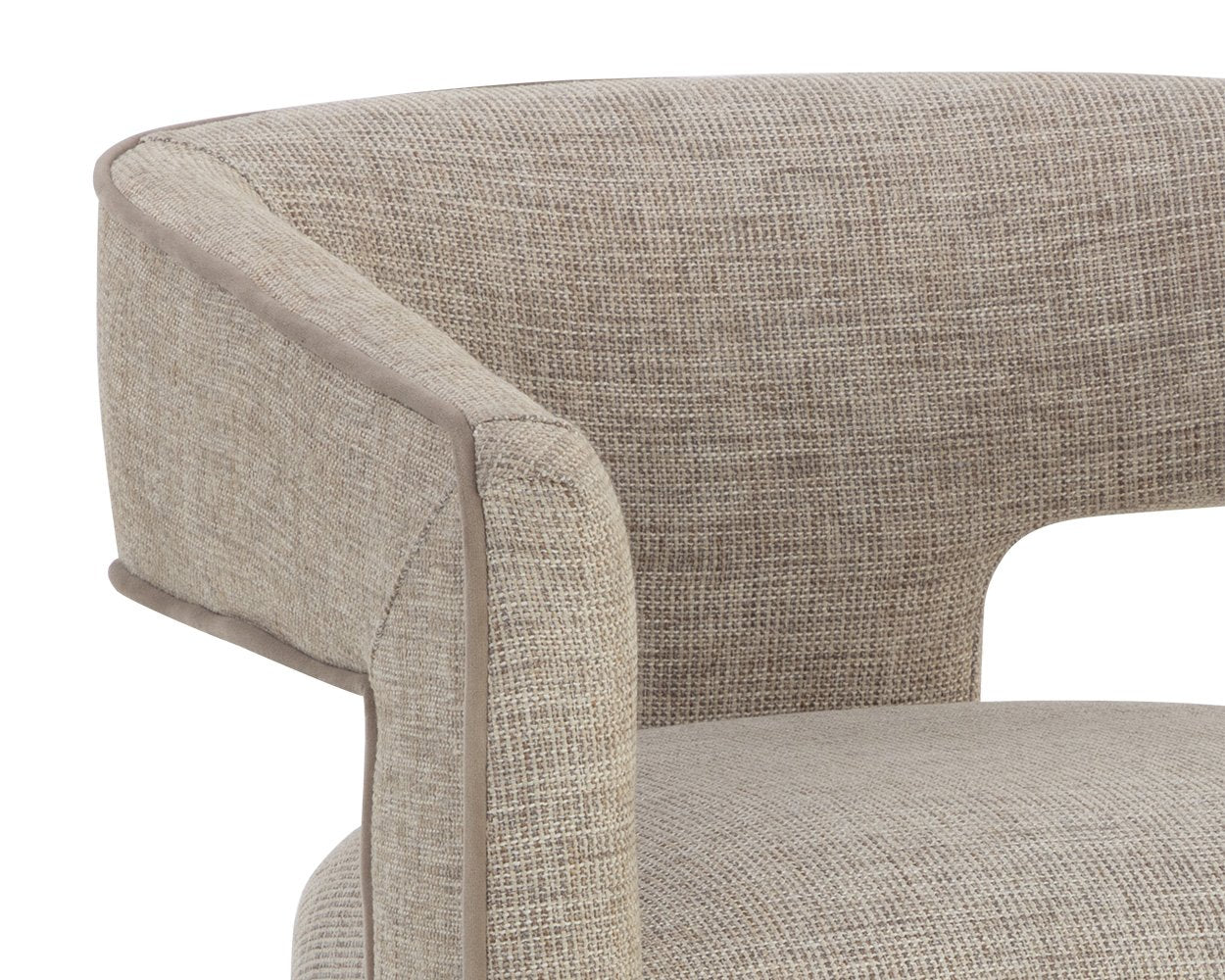 Sunpan Krasner Dining Armchair Rhapsody Sand