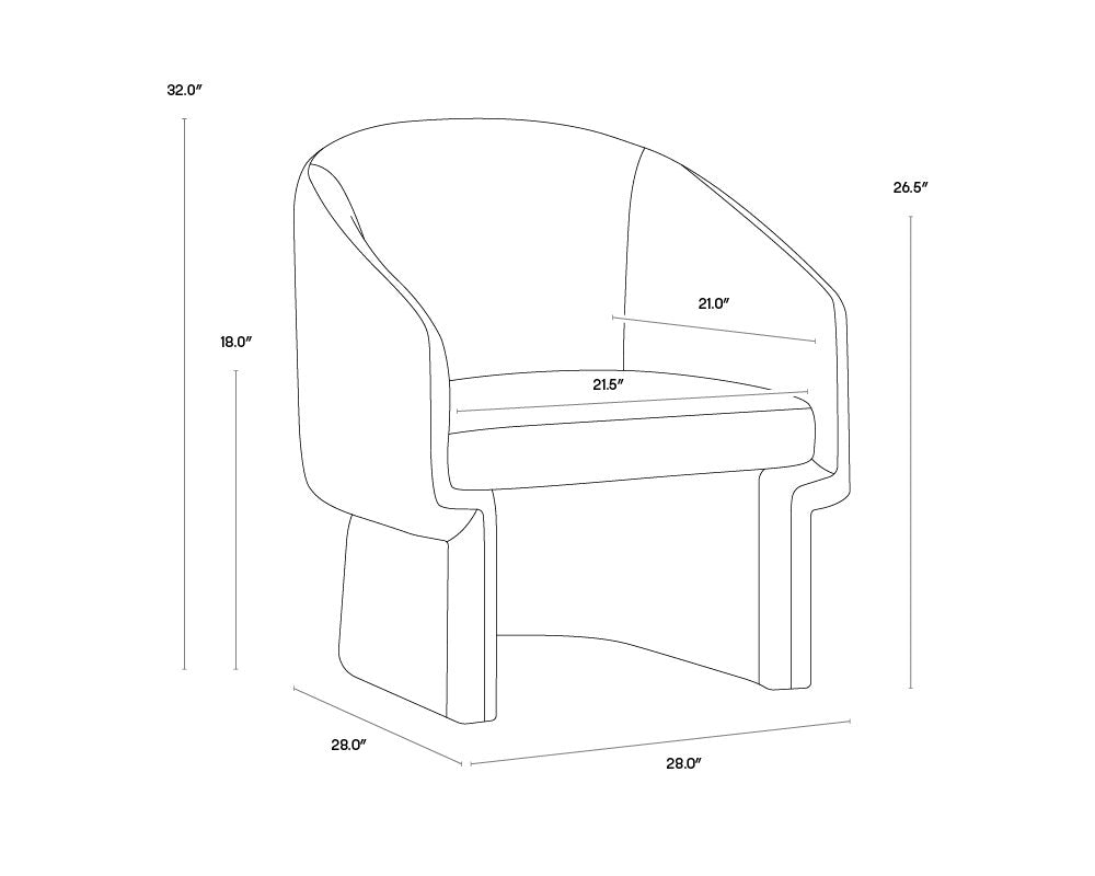Sunpan Lauryn Lounge Chair