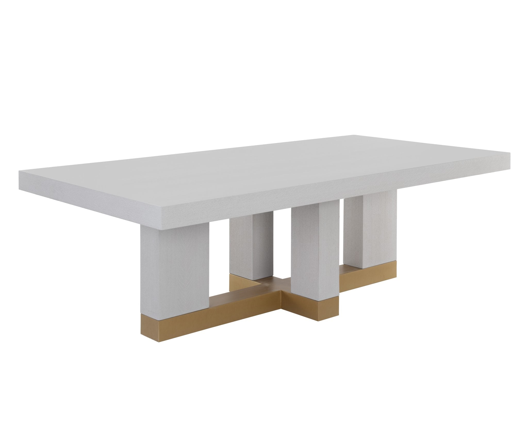 Sunpan Greco Dining Table Gauntlet Grey 94.5"