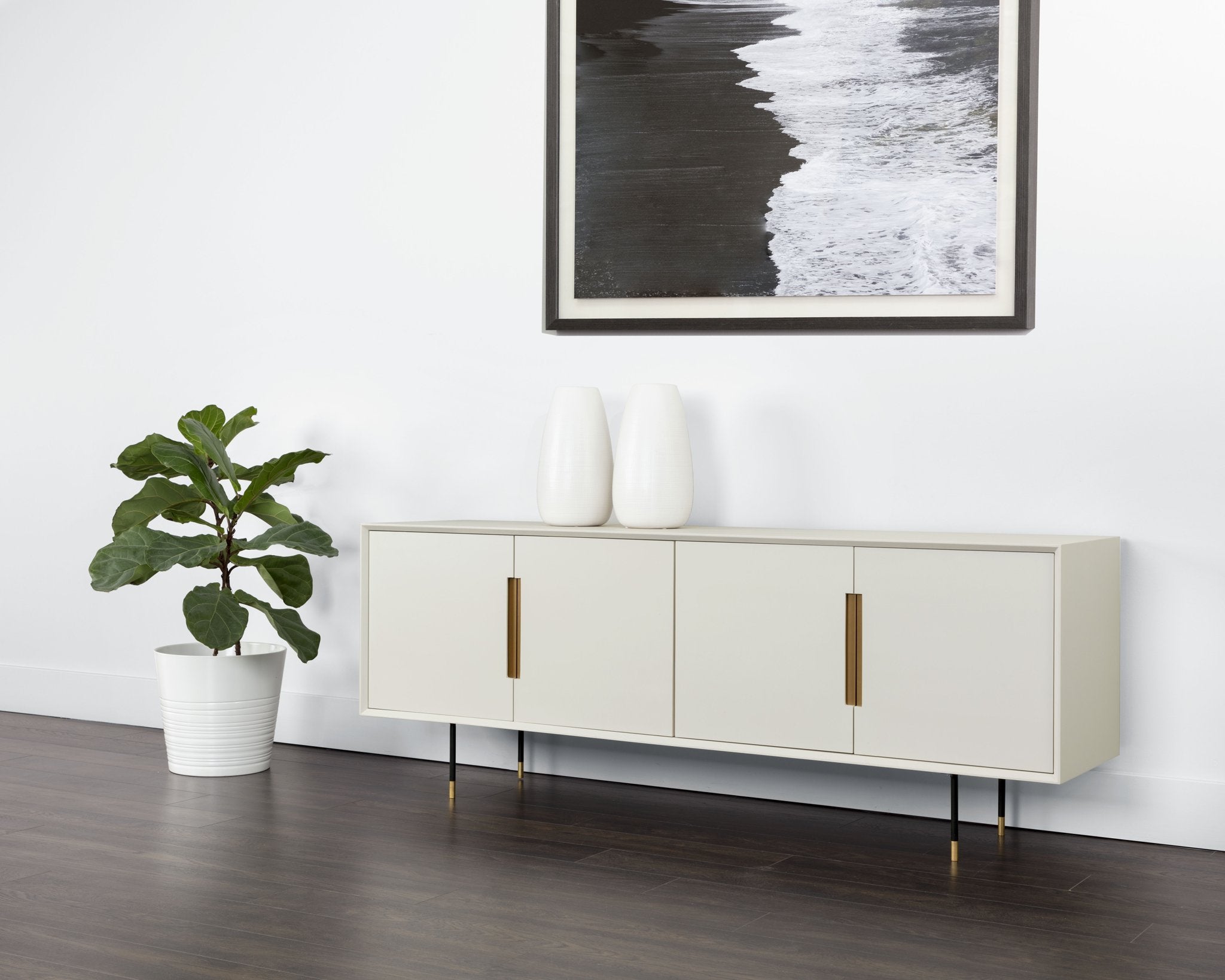 Sunpan Danbury Sideboard Modern Cream