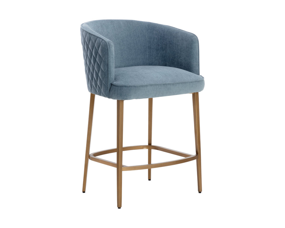 Sunpan Cornella Counter Stool Danny Iceberg