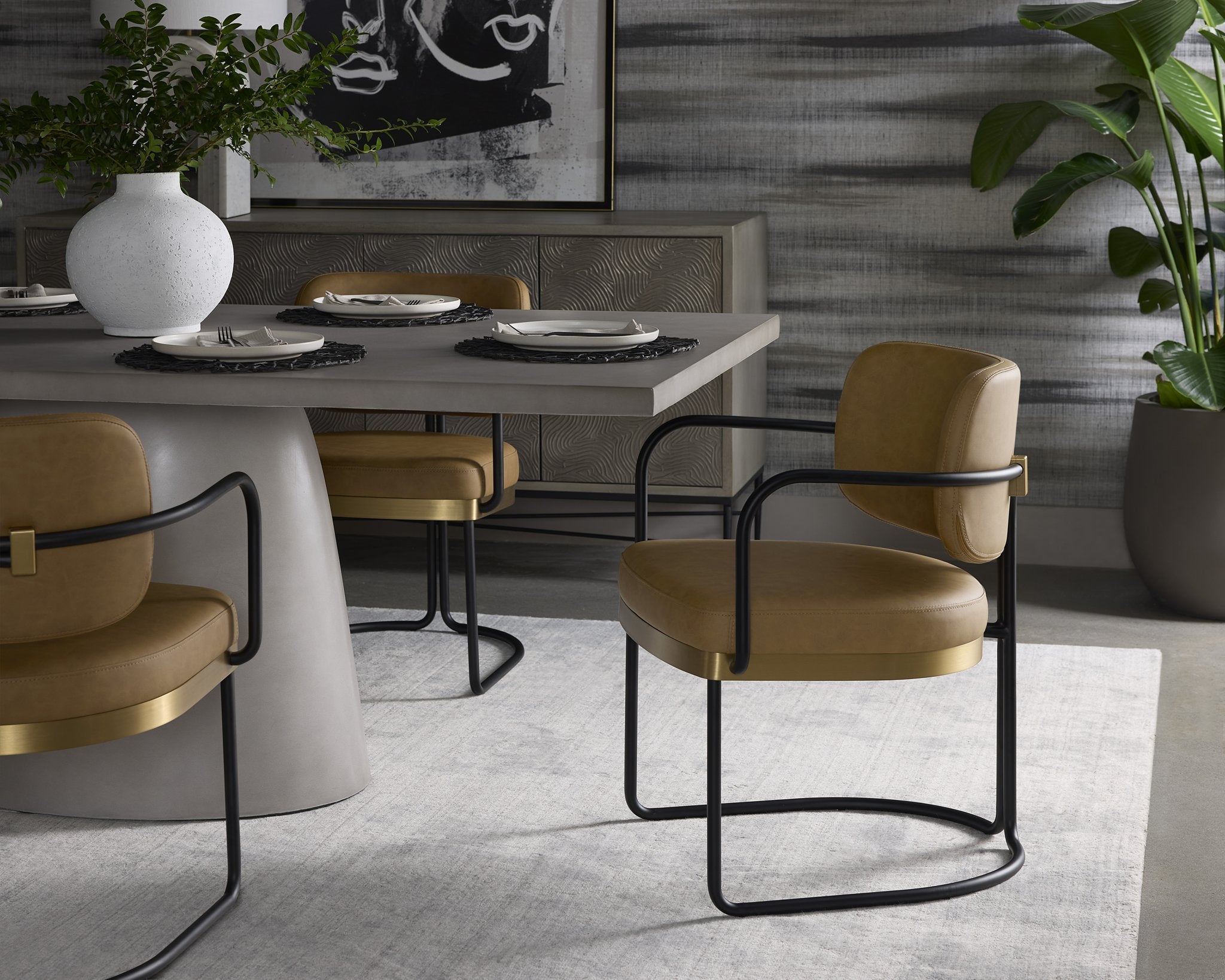 Sunpan Cavallini Dining Table 79"