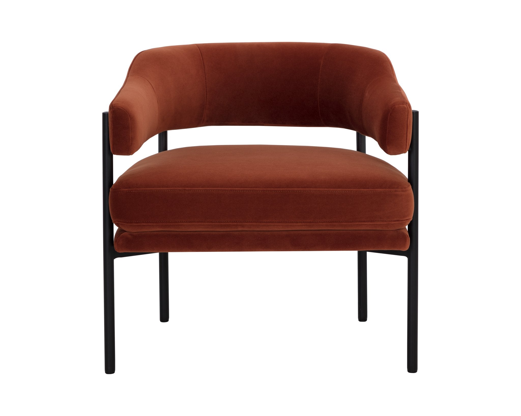 Sunpan Lola Lounge Chair Meg Rust