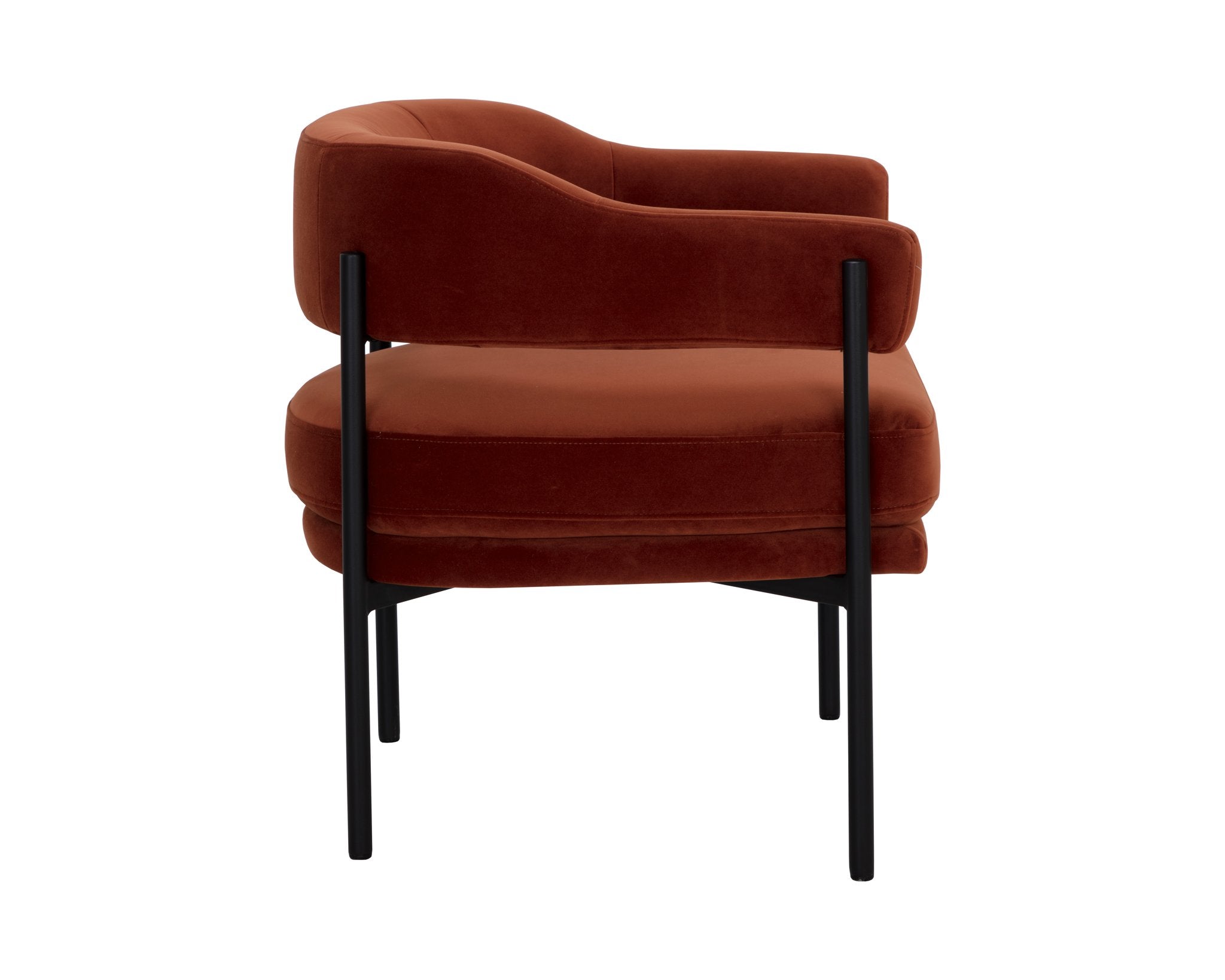 Sunpan Lola Lounge Chair Meg Rust