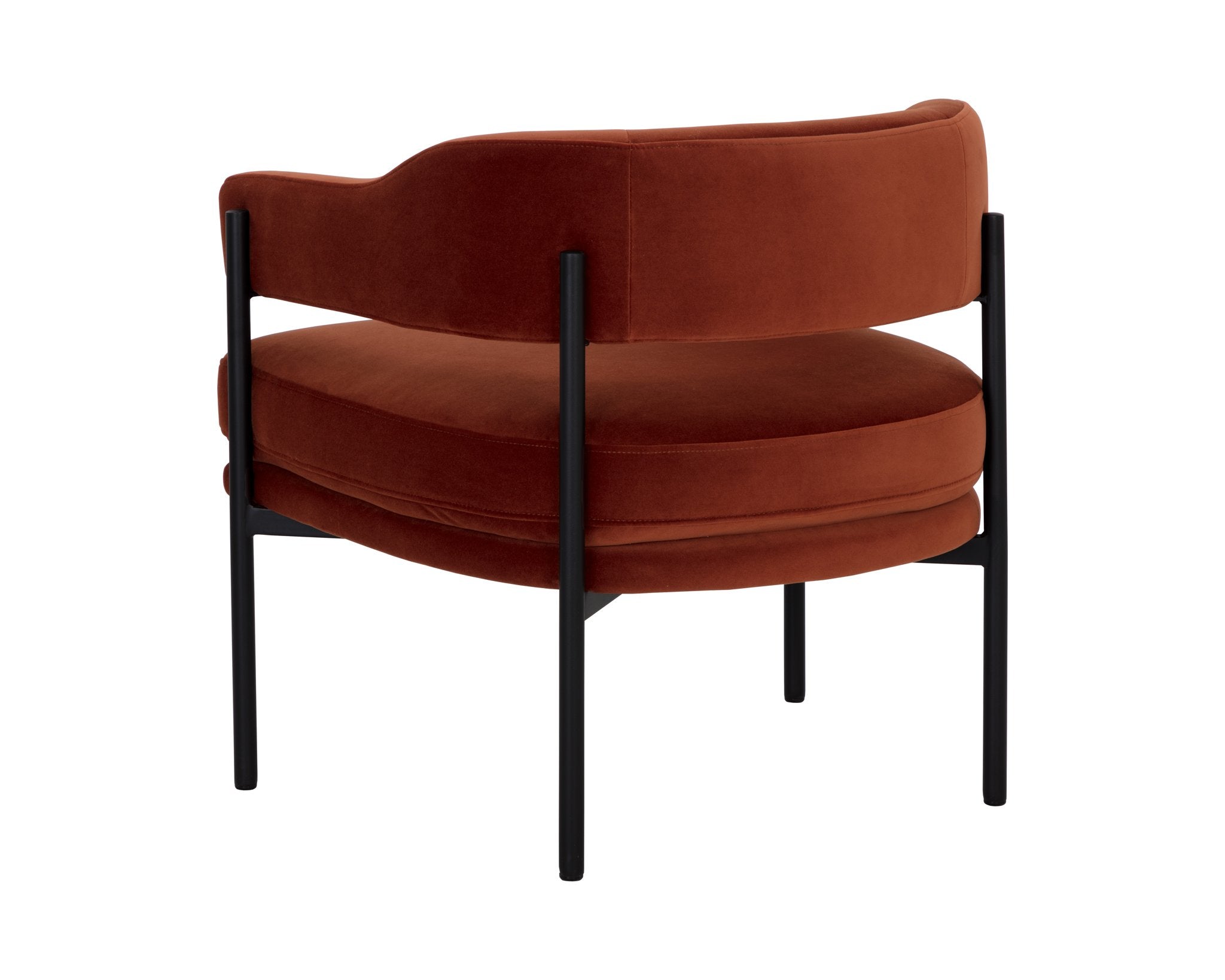 Sunpan Lola Lounge Chair Meg Rust