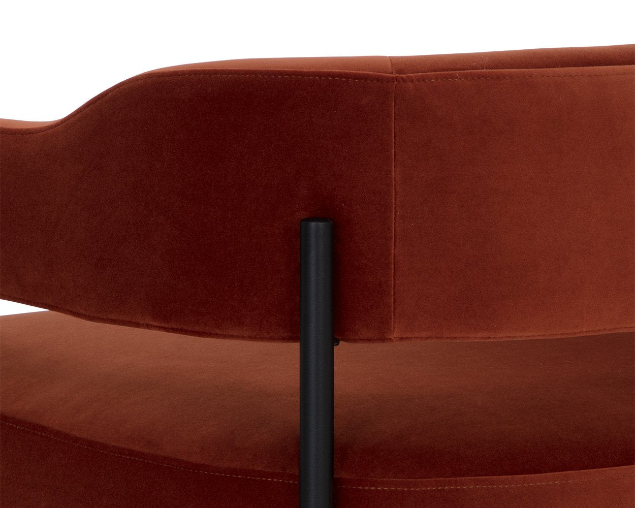 Sunpan Lola Lounge Chair Meg Rust