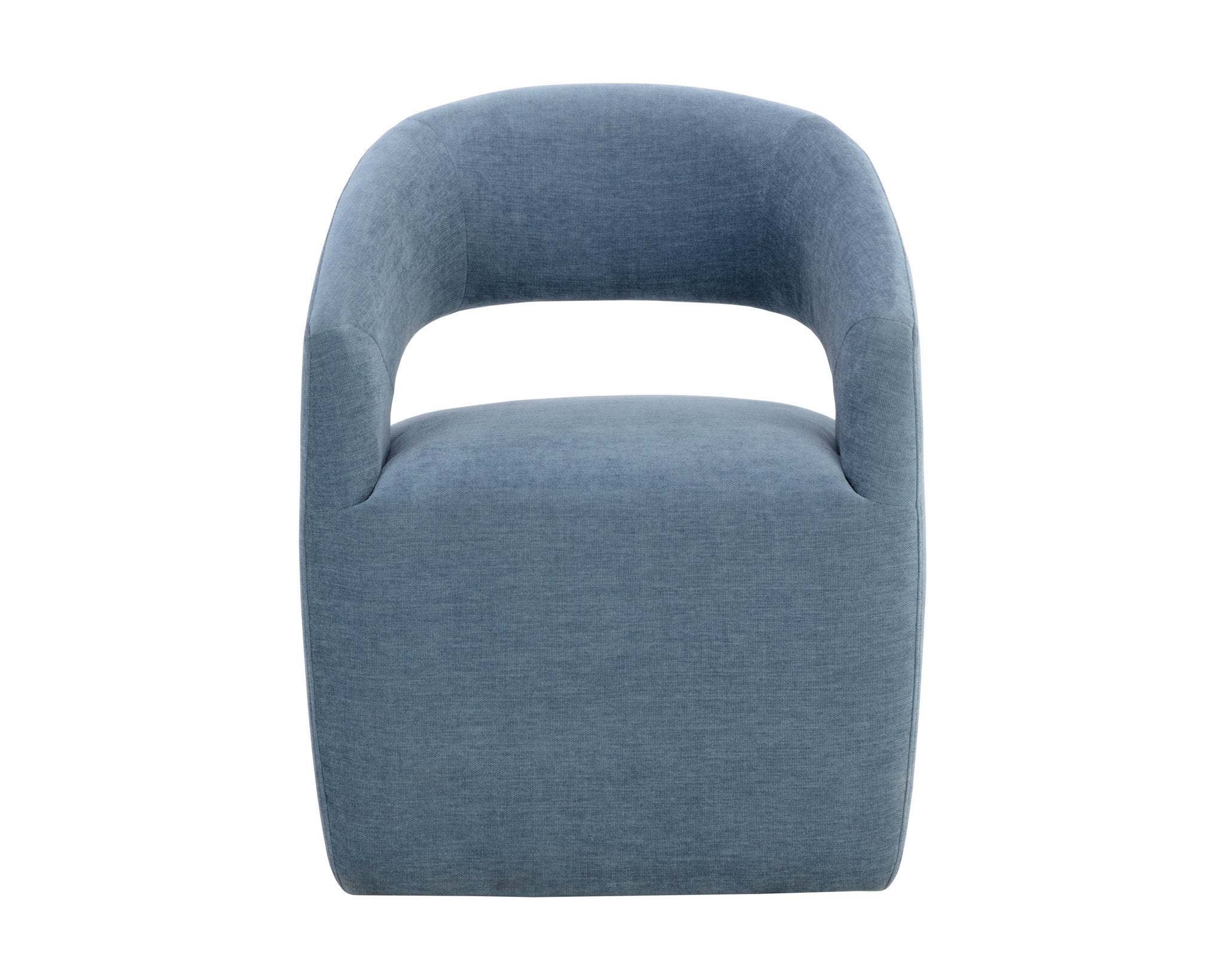 Sunpan Lloret Wheeled Dining Armchair