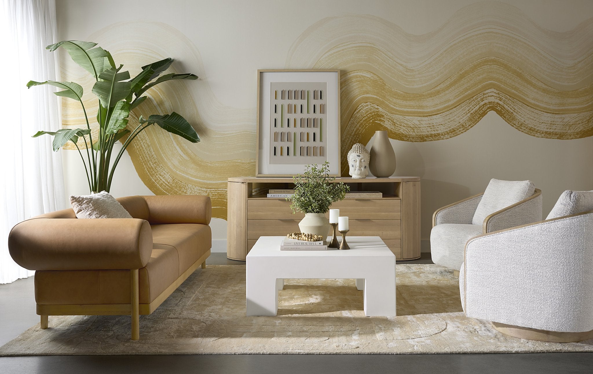 Sunpan Tasia Swivel Lounge Chair