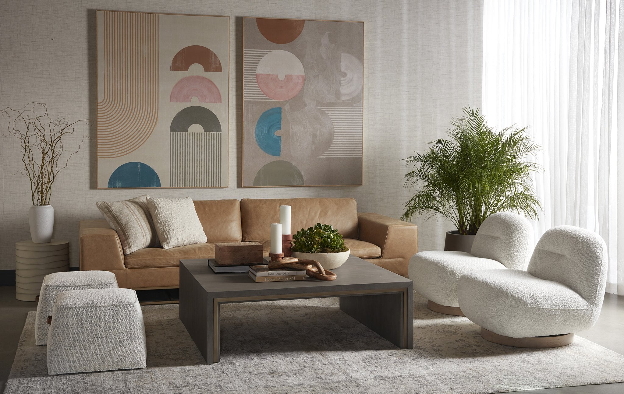 Sunpan Franze Swivel Lounge Chair