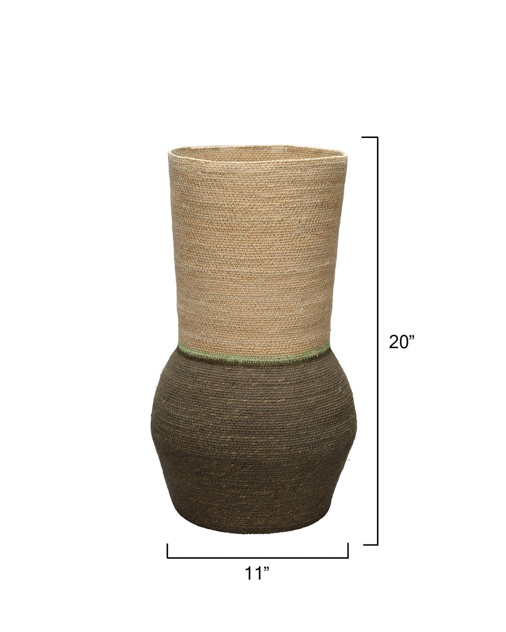 Jamie Young Medium Seagrass Beetle Basket