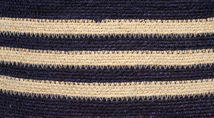Jamie Young Camden Seagrass Basket, Navy