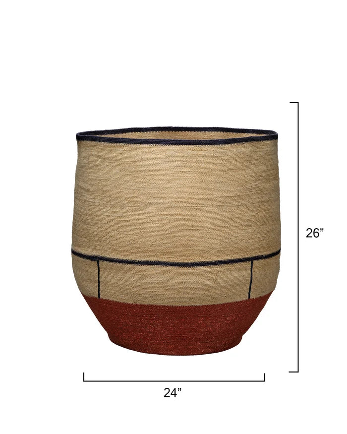 Jamie Young Firefly Seagrass Basket, Natural
