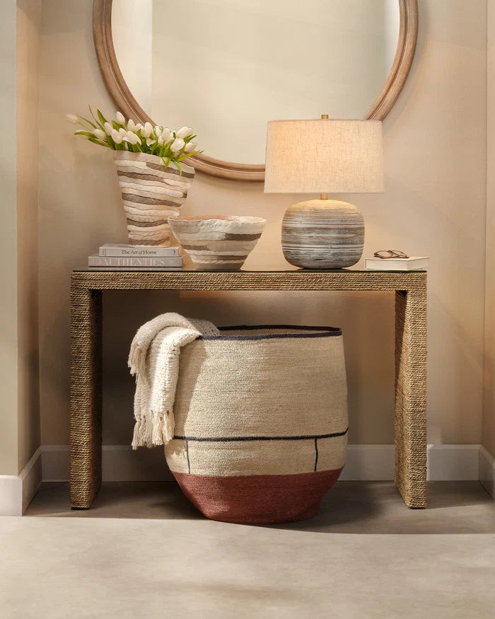 Jamie Young Firefly Seagrass Basket, Natural