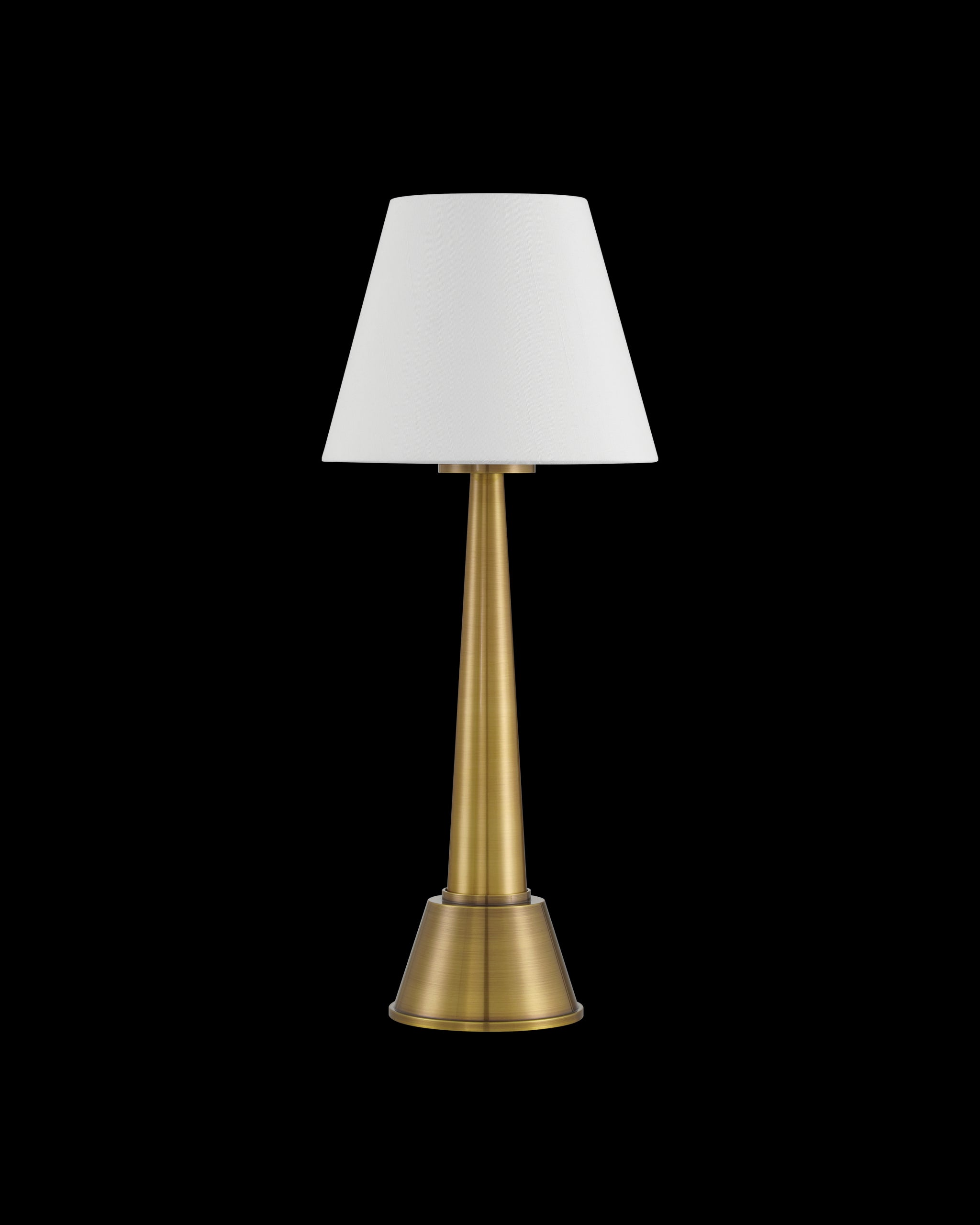 Currey & Company Saunter Brass Cordless Table Lamp