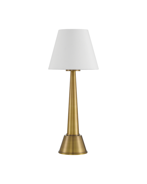 Currey & Company Saunter Brass Cordless Table Lamp