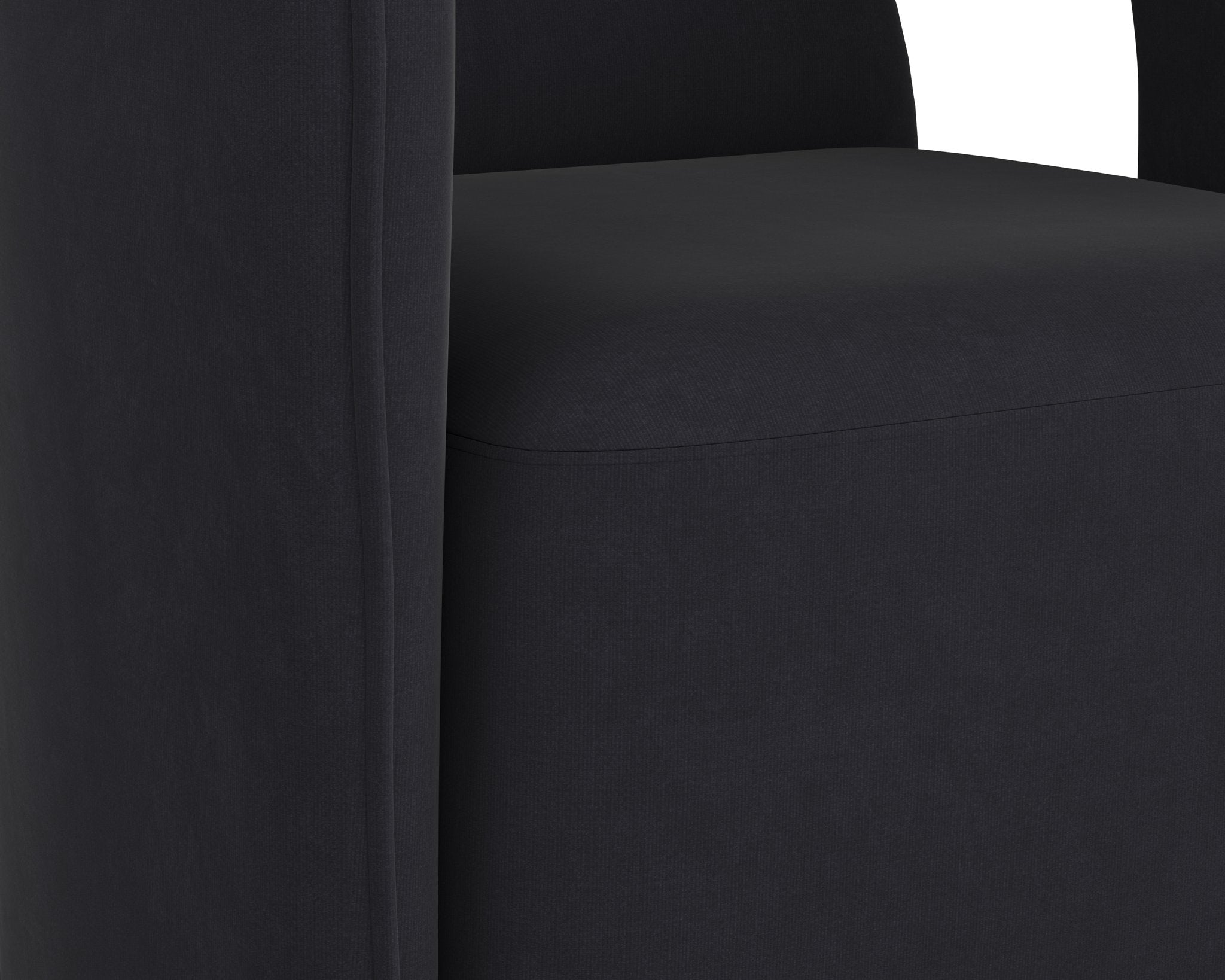 Sunpan Kendrick Wheeled Dining Armchair