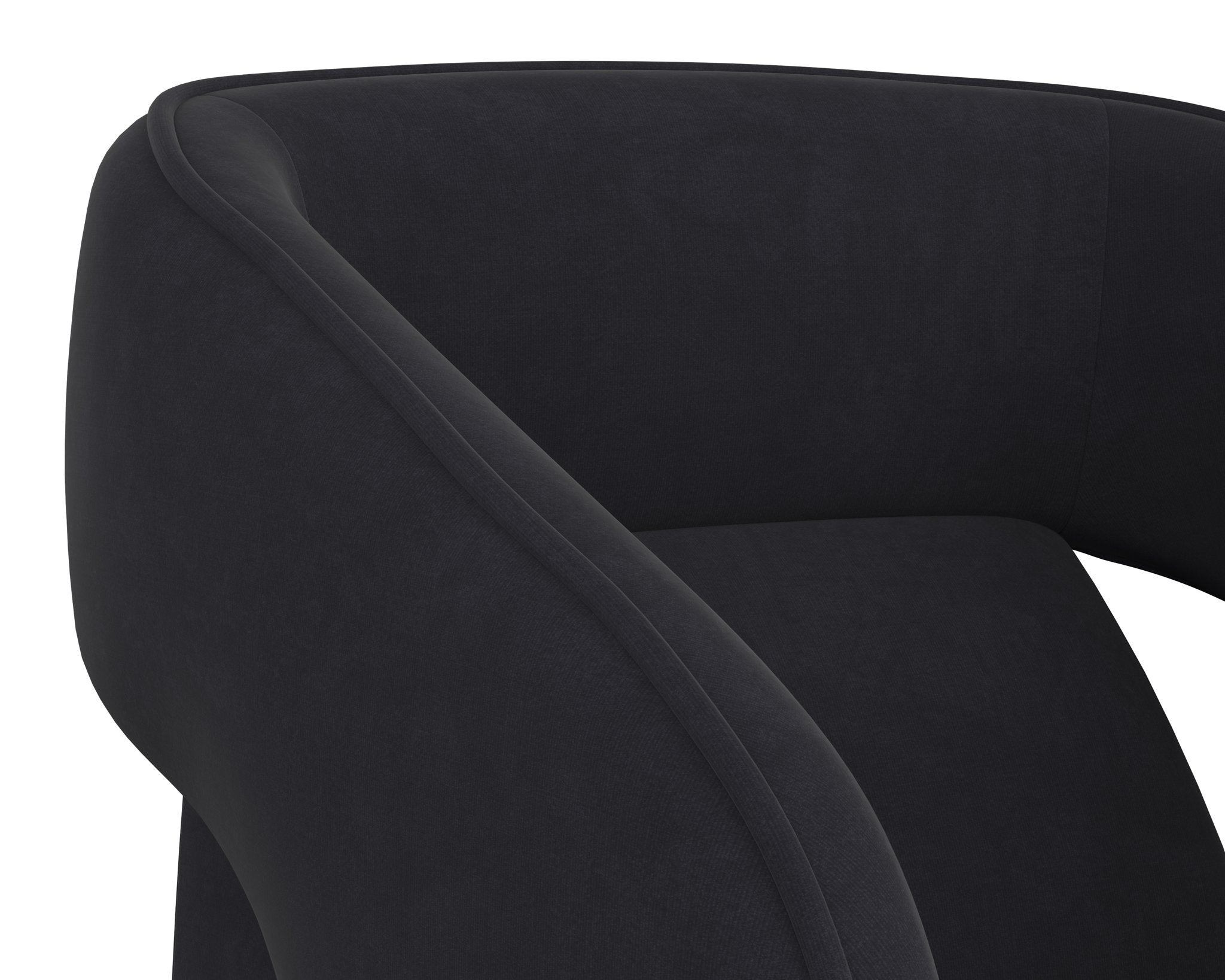 Sunpan Kendrick Wheeled Dining Armchair