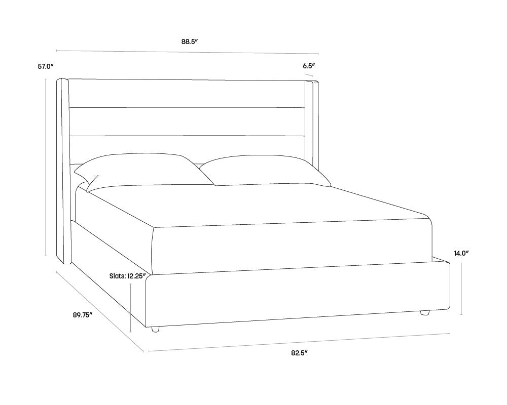 Sunpan Emmit Bed
