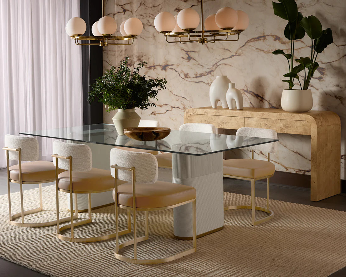 Sunpan Aemond Dining Table 86.5"