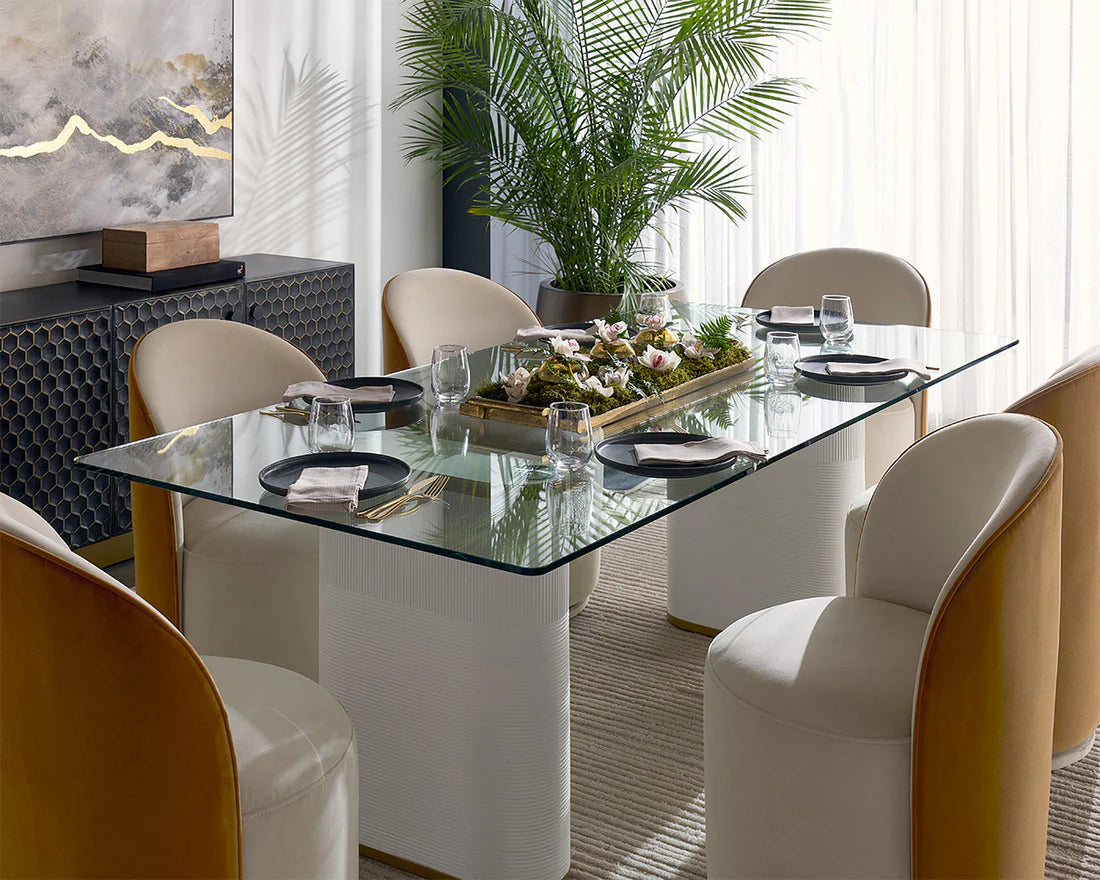 Sunpan Aemond Dining Table 86.5"