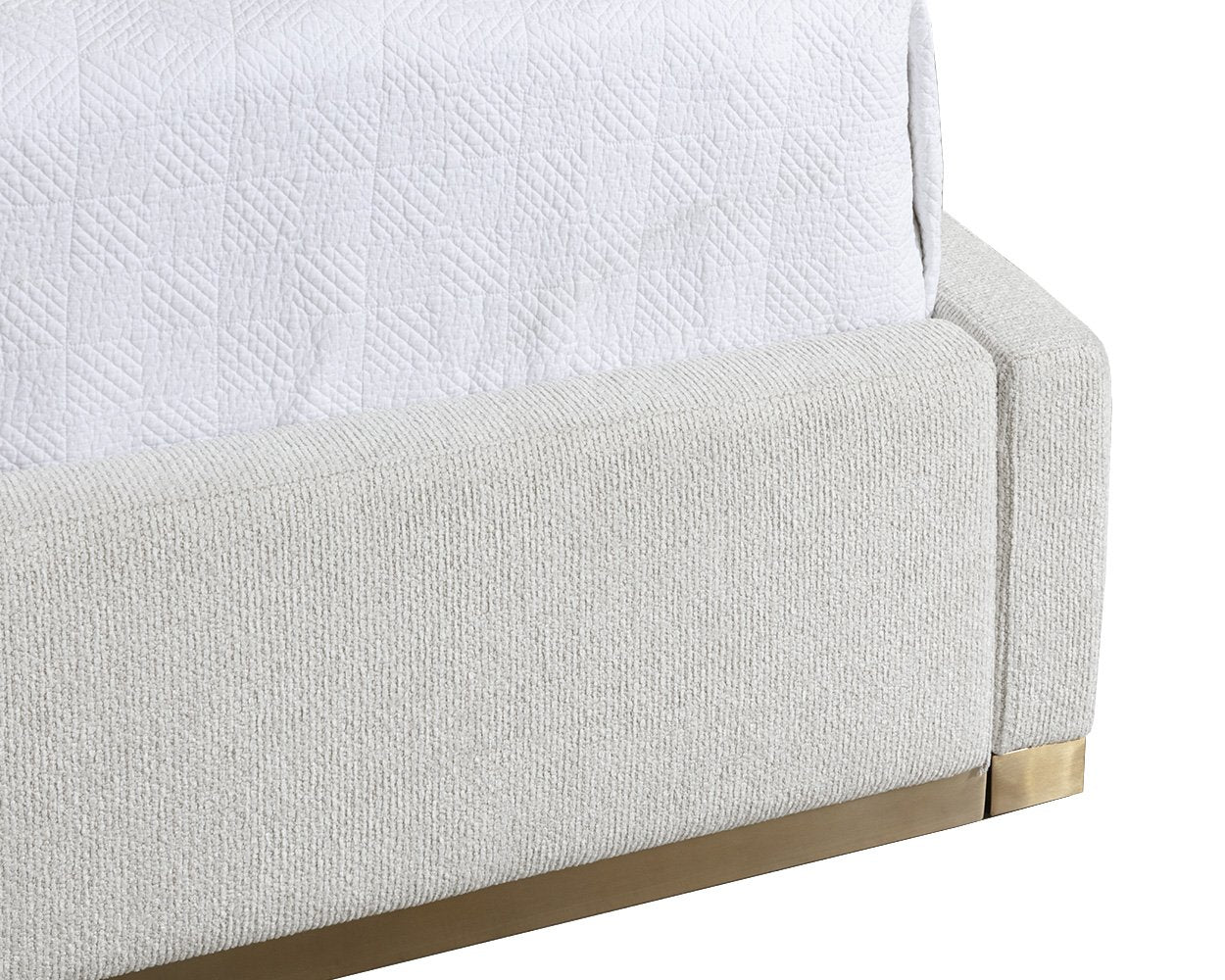 Sunpan Nemu Bed King Rhea Light Barley
