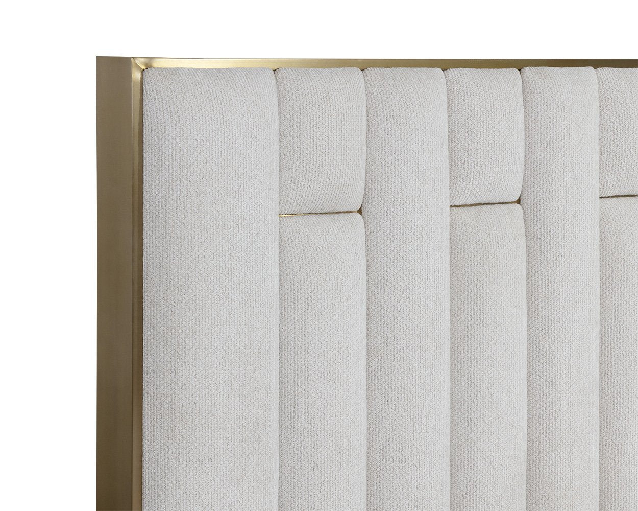 Sunpan Nemu Bed King Rhea Light Barley